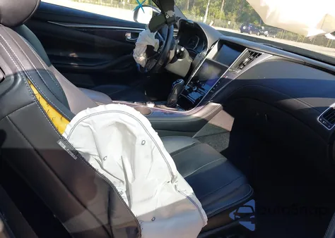 2017 Infiniti Q60 3.0T Red Sport 400 from USA, damaged, VIN JN1FV7EK5HM610191